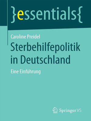 cover image of Sterbehilfepolitik in Deutschland